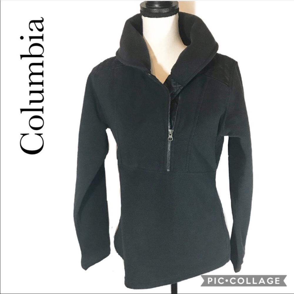 Columbia asymmetrical half zip popover fleece M